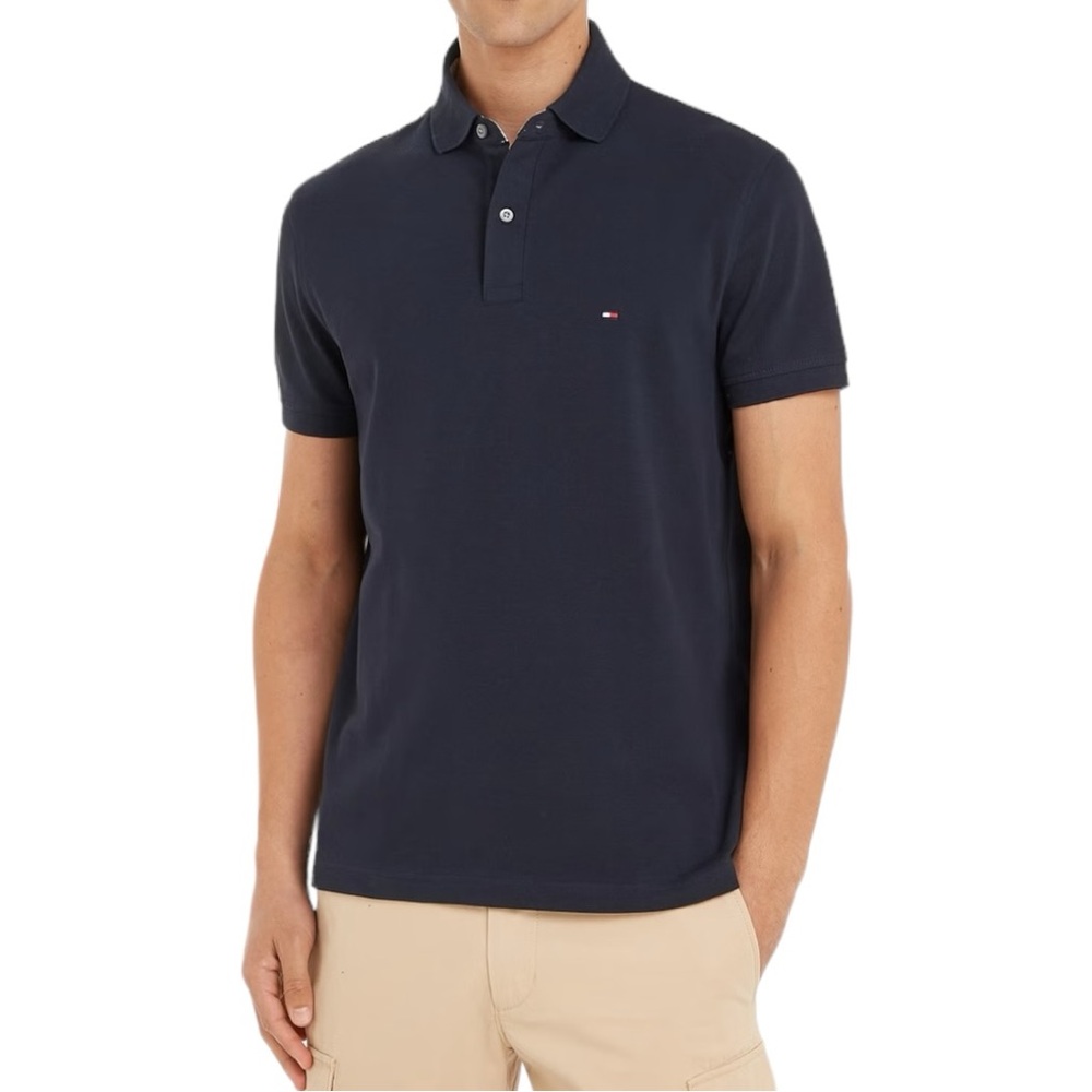 Navy Blue Tommy Hilfiger Polo Shirt (S)